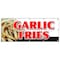 Signmission GARLIC FRIES BANNER SIGN french spice garlic ketchup seasoned cheese B-120 Garlic Fries - alternate 1